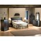 Modern 5 Drawer Dresser with Chrome Handles and Curved Base for Home Organization